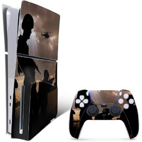 غلاف MightySkins المتوافق مع حزمة إصدار القرص النحيف لجهاز Playstation 5 - تم إنجاز المهمة | غطاء ملتف واقٍ ومتين وفريد ​​من نوعه من الفينيل | سهل التطبيق | صنع في الولايات المتحدة الأمريكية