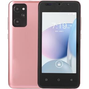 Unlocked Smartphone, 4.66in 2GB RAM 32GB ROM 2800mah Smart Dual Card Dual Standby Mobile Phone, 2MP Front Camera 5MP Rear Camera Smartphone, Face Recognition Unlocked Cell Phone(Rose Gold)