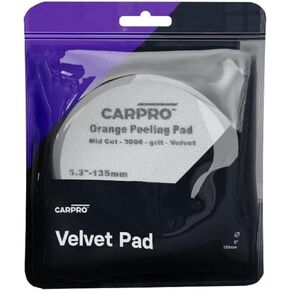 CARPRO Velvet Orange Peel Removal Pad (V2) - Upper Paint Layer Clear Coat – 5 1/4" (Pack of 1)