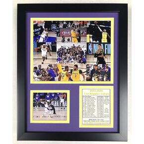 Legends Never Die LA Lakers | 2019-2020 NBA Champions | 12"" x15 Framed Photo Collage, Inc.| Collage (12393U)