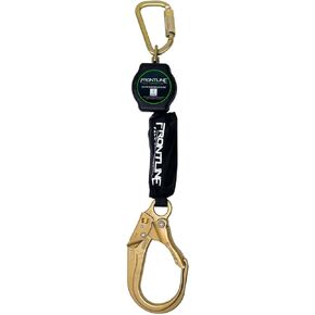 Frontline RPA12S Aramid Fiber Web Single Leg 12' SRL with Steel Snap Hook End