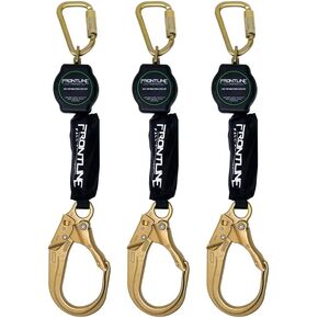 Frontline RPA12S Aramid Fiber Web Single Leg 12' SRL with Steel Snap Hook End