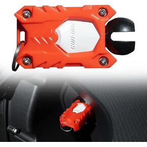 Sporty Key Holder for Ryker, A & UTV PRO Ignition Key Fob Holder Compatible with Can-Am Ryker All Models Accessories, Red, 1PC