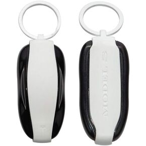 Tesla Gear Silicon Key Fob Cover Keychain Replacement for Tesla Model S (Black)