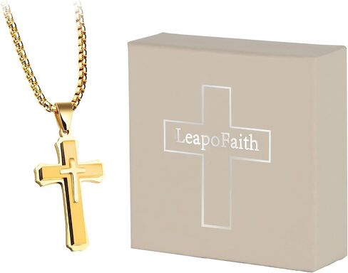 قلادة متقاطعة لمرآة الرؤية الخلفية للسيارة، إكسسوارات معلقة، حلية معلقة لتزيين مرآة السيارة، زخرفة معلقة لشاحنة السيارات الداخلية، قلادة صليب مسيحي للرجال والنساء، يسوع المقدس (فضي) in Kuwait