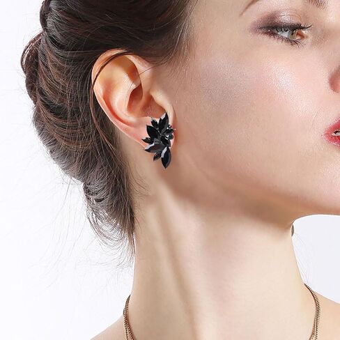 أقراط حجر الراين يتوهم كريستال الزفاف أقراط الزفاف هندسية زهرة أقراط خمر كريستال العنقودية أقراط قسط خفيفة الوزن الملونة كريستال أقراط الزفاف مجوهرات الزفاف للنساء الفتيات في سن المراهقة in Kuwait