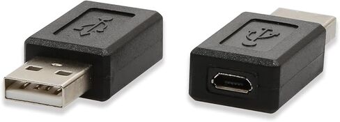 ELECTOP 2 حزمة USB 2.0 ذكر إلى USB مايكرو أنثى محول محول in Kuwait