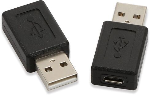ELECTOP 2 حزمة USB 2.0 ذكر إلى USB مايكرو أنثى محول محول in Kuwait