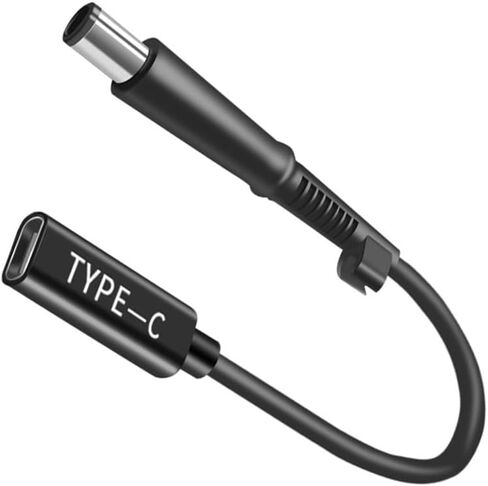 كابل طاقة 100 وات PD USB من النوع C مع محول DC 7.4x5.0 مم كابل موصل إخراج ذكر، محول USB C إلى DC مصنوع لسلسلة أجهزة الكمبيوتر المحمول Dell Latitude in Kuwait