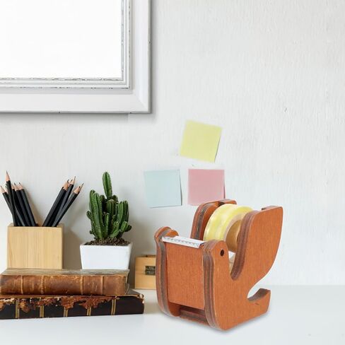 Alipis Tape Cutter Tape Dispenser Desk Tape Roller Holder Desktop Tape Dispenser Kawaii Tape Dispenser Cute Tape Holders Pigeon Tape Holder Desktop Tape Holder Metal Animal Child in Saudi Arabia