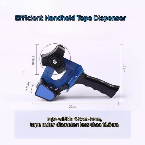Packing Tape Dispenser Gun,Nextlifei 2 Inch Wide Sealing Cutter,3-Inch Inner Paper Core,Lightweight Heavy Duty Tape Dispenser for Packing Boxes,Moving Tape,Home,Warehouse,Office,Light Blue in Saudi Arabia