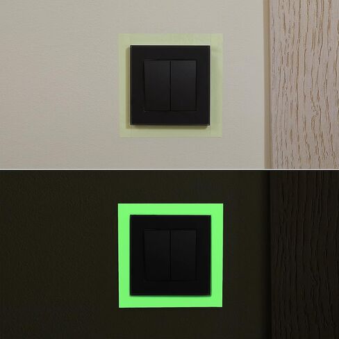 شريط NoCry عالي التحمل بطول 16 قدم يتوهج في الظلام - شريط نيون مثالي يتوهج في شريط الظلام لشريط توهج السلالم يتوهج في الظلام، شريط فلورسنت، شريط لاصق متوهج في الظلام، شريط متوهج لدرج المسرح in Kuwait