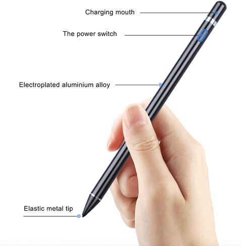 Stylus Pen for iOS Android Touch Screens Pencil Compatible with iPad/iPad Pro/Air/Mini/I Phone/Cellphone/K indle/Apple Tablet Drawing Pencil (White) in Saudi Arabia