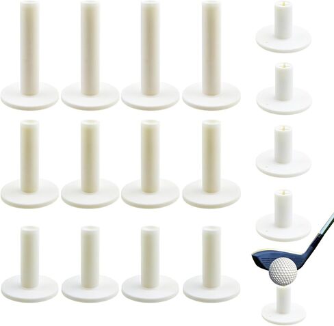 16 قطعة من حوامل المحملات المطاطية للجولف لضربات الجولف السميكة ونطاق القيادة المختلط للتدريب الداخلي والخارجي in Kuwait