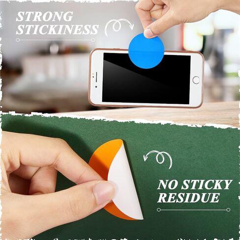 800 Pieces 2 Inch Round Color Coding Label Sticker 20 Assorted Colors Circle Dot Stickers Self-Adhesive Colored Stickers Solid Color Round Sticker for Coloring, Marking, Organizing in Saudi Arabia