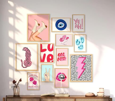 Waschbär Preppy Room Decor Aesthetic Wall Art Posters, Preppy Wall Collage Aesthetic Pictures, Preppy Wall Art Poster in Saudi Arabia