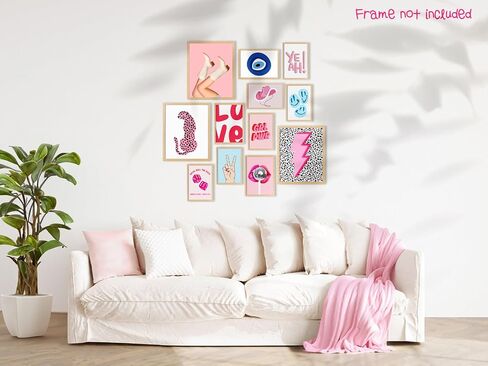 Waschbär Preppy Room Decor Aesthetic Wall Art Posters, Preppy Wall Collage Aesthetic Pictures, Preppy Wall Art Poster in Saudi Arabia