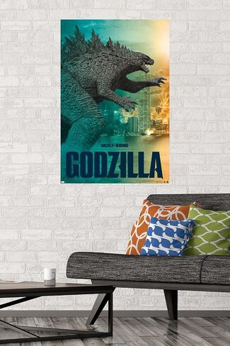 Trends International Godzilla vs. Kong - ملصق حائط جودزيلا in Saudi Arabia