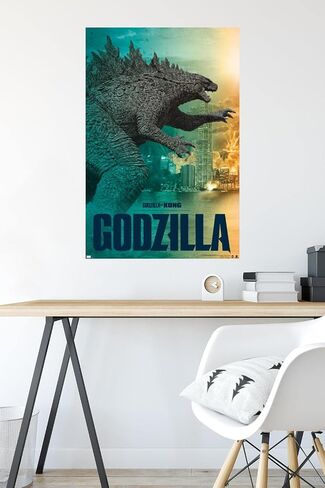 Trends International Godzilla vs. Kong - ملصق حائط جودزيلا in Saudi Arabia