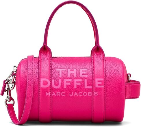 Marc Jacobs The Leather Mini Duffle Bag, Hot Pink in Saudi Arabia