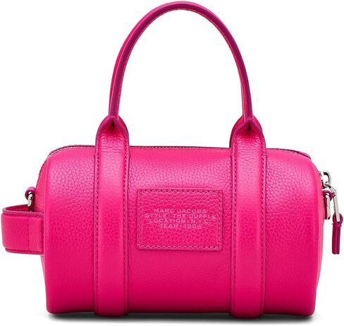 Marc Jacobs The Leather Mini Duffle Bag, Hot Pink in Saudi Arabia