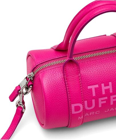 Marc Jacobs The Leather Mini Duffle Bag, Hot Pink in Saudi Arabia