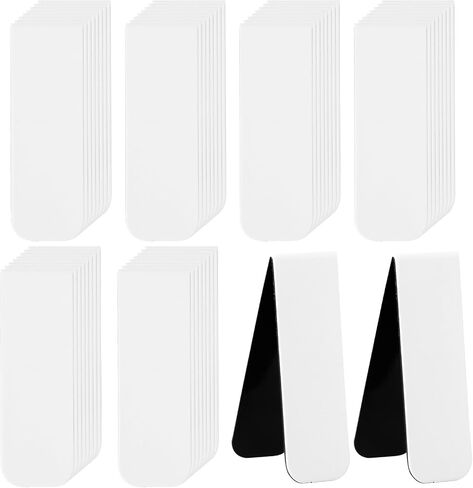 48 Pieces White Arrow Shaped Magnetic Bookmark Book Marker Clip Sublimation Bookmarks, Magnetic Page Markers Clips for Kids Students Teachers Classroom Office Reading Book Lovers Supplies in Saudi Arabia