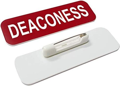 بطاقة اسم Deaconess 1 × 3 بوصات، ذهبي مصقول (3 عبوات) in Kuwait
