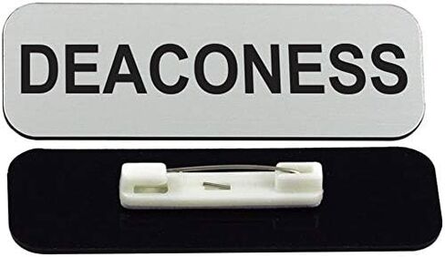 بطاقة اسم Deaconess 1 × 3 بوصات، ذهبي مصقول (3 عبوات) in Kuwait