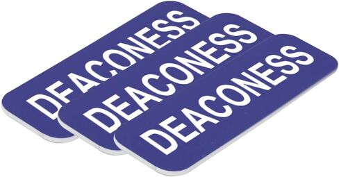 بطاقة اسم Deaconess 1 × 3 بوصات، ذهبي مصقول (3 عبوات) in Kuwait
