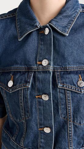 Women's Raina Short Sleeve Denim Jacket in Saudi Arabia