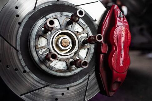 Power Stop Front S5086 Pair of High-Temp Red Powder Coated Calipers in Saudi Arabia