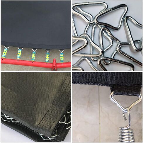 BESPORTBLE 60 قطعة من الفولاذ المقاوم للصدأ الترامبولين حلقة مثلثية حلقة الترامبولين أبازيم سرير بنجي حلقة مثلثة حلقة مثلثة من الفولاذ in Kuwait