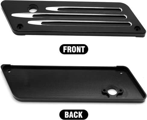 أغطية مزلاج حقيبة السرج من Saddlebag بديلة لـ Harley Davidson Touring Street Glide، Electra Glide، Road Glide 1993-2013، أسود in Kuwait