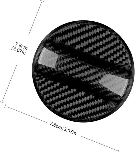 ألياف الكربون، غطاء أبواب خزان الغاز للسيارة، ملصق تزيين غطاء خزان الوقود لسيارة Benz GLC GLA GLE C-Class W205 W204 W203 AMG C300 C63 سيدان in Kuwait