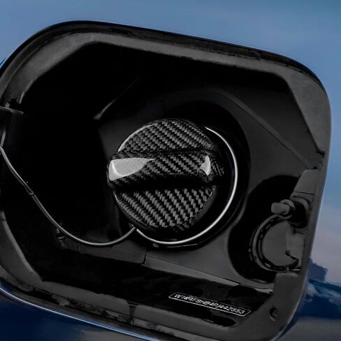 ألياف الكربون، غطاء أبواب خزان الغاز للسيارة، ملصق تزيين غطاء خزان الوقود لسيارة Benz GLC GLA GLE C-Class W205 W204 W203 AMG C300 C63 سيدان in Kuwait