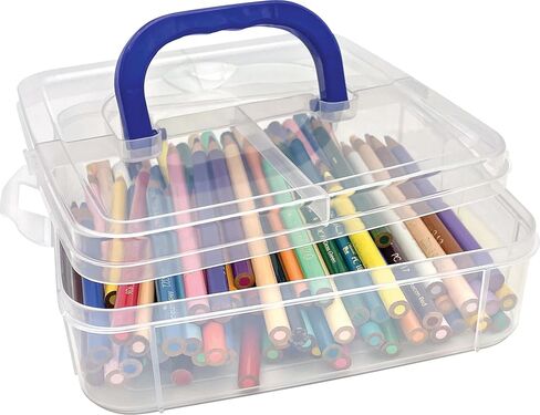Teacher Created Resources Clear Stackable Storage Containers (TCR20449), 7"L x 6.5"W x 5.38"H in Saudi Arabia