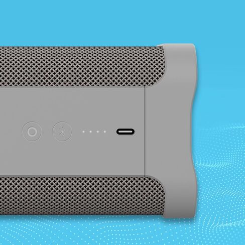 مكبر صوت بلوتوث لاسلكي من تيرين - مكبر صوت محمول مقاوم للماء IPX7 مع مشعات سلبية مزدوجة مخصصة، بطارية 14 ساعة، غلاف معصم من النايلون، وستيريو لاسلكي حقيقي، 2SKSK1847I0L2 in Kuwait