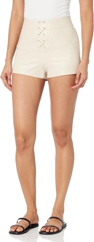 GUESS Women's Marissa Pu Lace Up Short in Saudi Arabia