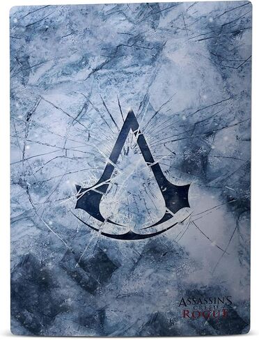 تصميمات غطاء الرأس مرخصة رسميًا بشعار Assassin's Creed Glacier Rogue Key Art من الفينيل للوحة واجهة الألعاب متوافقة مع وحدة تحكم Sony Playstation 5 PS5 Disc Edition ووحدة التحكم DualSense in Kuwait