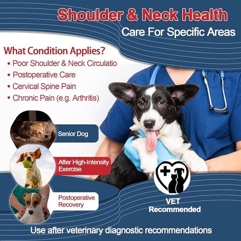 Heating Dog Neck Shoulder Brace for Dogs with Back Pain Cervical IVDD, Shoulder & Neck Pain, Spinal Arthritis, Chronic Joint Pain, Post Surgery Recovery (Small) in Saudi Arabia