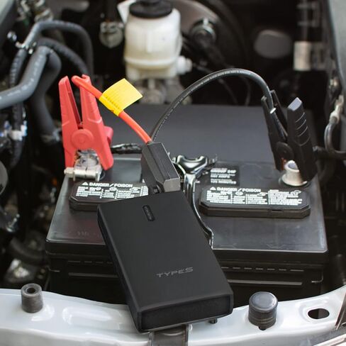 بنك الطاقة Jump Starter من النوع S 1000A 12V 6.0L مع شحن USB مزدوج وبنك طاقة 8000 مللي أمبير في الساعة - أزرق in Kuwait