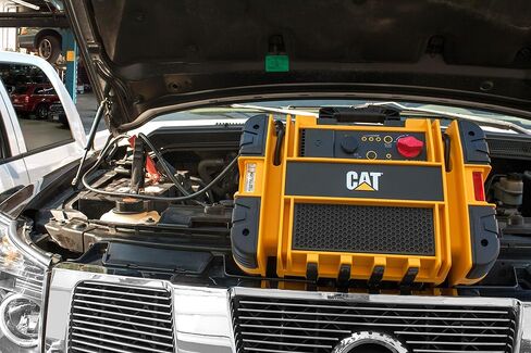 CAT CJ3000 Professional Jump Starter 2000 Peak Amp Battery Booster, Built-In Power Switch, Battery Clamps, Yellow in Saudi Arabia