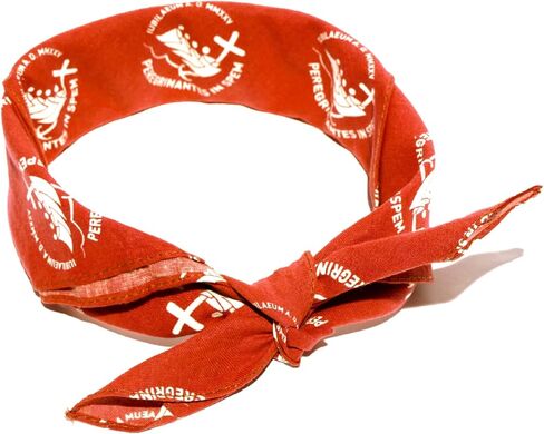 PILGRIM'S BACKPACK Pilgrim Scarf with Jubilee Logo in Cotton, Official Jubilee Product 2025 in Saudi Arabia