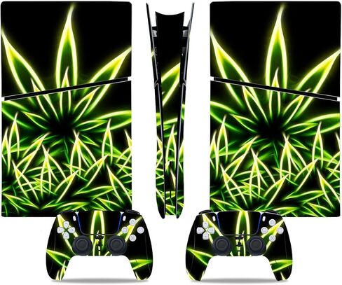 غطاء لاصق من الفينيل لجهاز PS5 Slim Digital Edition وWeeds Console ووحدات التحكم in Kuwait