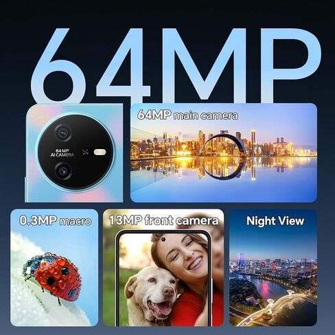 𝘽𝙡𝙖𝙘𝙠𝙫𝙞𝙚𝙬 OSCAL Unlocked Android Phones, Tiger12 Cell Phone 24GB+256GB/ SD 1TB, Helio G99, 120Hz 6.78" FHD+ Display, Android13 Unlocked Phone, 5000mAh, 64MP, 33W Fast Charge, NFC, 4G Dual SIM in Kuwait