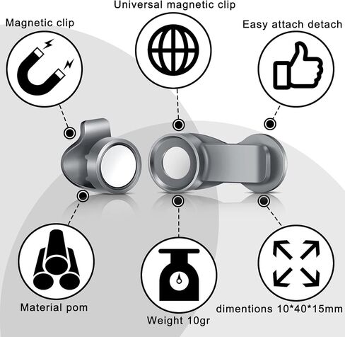 3 Pcs Bladder Clip Water Tube Hydration Hose Magnetic Clips in Kuwait