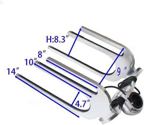 X-Haibei Wakeboard Tower Rack Board Holder Boat Racks Fit Vertical Horizontal Slant Tube Heavy Duty Wakeboarding Tower Holder in Saudi Arabia