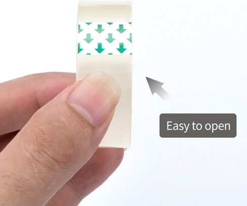 شريط شفاف شريط شفاف 3/4 بوصة بكرة إعادة تعبئة الشريط للمكتب والمنزل والمدرسة (32 لفة) in Kuwait