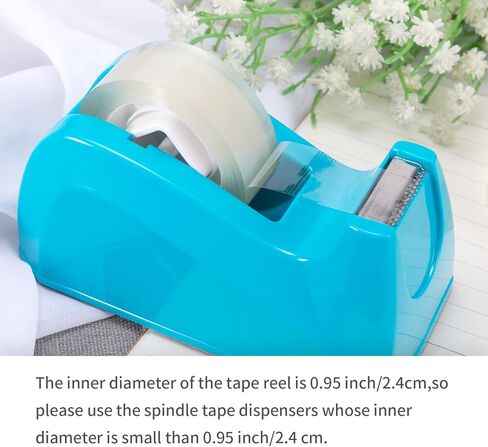 شريط شفاف شريط شفاف 3/4 بوصة بكرة إعادة تعبئة الشريط للمكتب والمنزل والمدرسة (32 لفة) in Kuwait